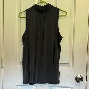 Cupio Charcoal Sleeveless Blouse